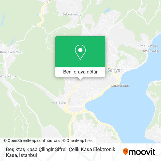 Beşiktaş Kasa Çilingir Şifreli Çelik Kasa Elektronik Kasa harita