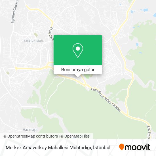 Merkez Arnavutköy Mahallesi Muhtarlığı harita