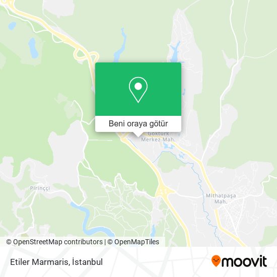 Etiler Marmaris harita