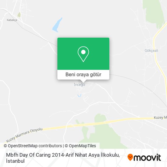 Mbfh Day Of Caring 2014-Arif Nihat Asya İlkokulu harita