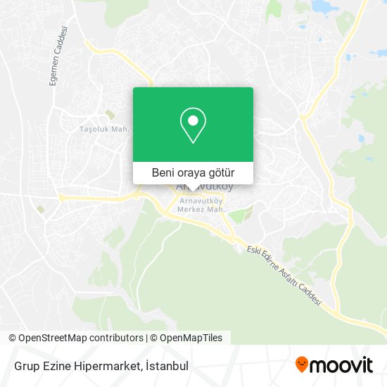 Grup Ezine Hipermarket harita