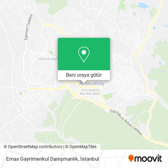 Emax Gayrimenkul Danışmanlık harita