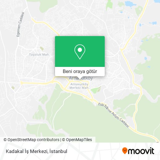 Kadakal İş Merkezi harita