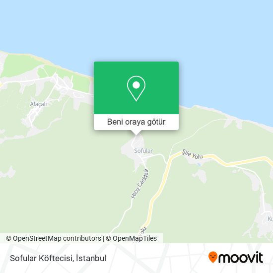 Sofular Köftecisi harita
