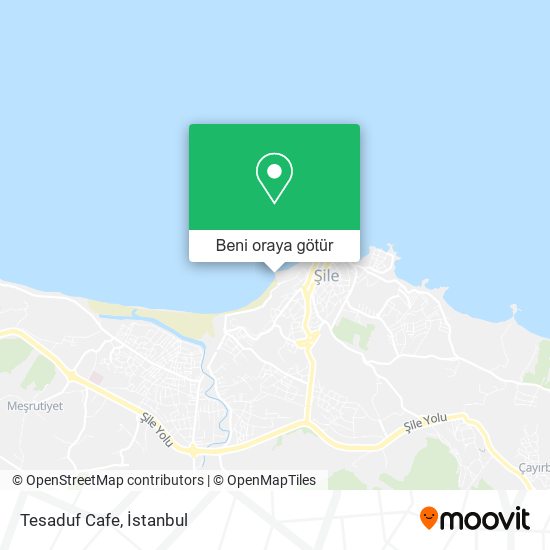 Tesaduf Cafe harita