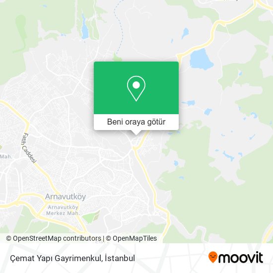 Çemat Yapı Gayrimenkul harita