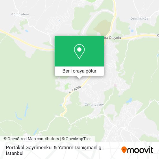 Portakal Gayrimenkul & Yatırım Danışmanlığı harita