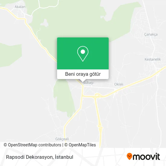 Rapsodi Dekorasyon harita