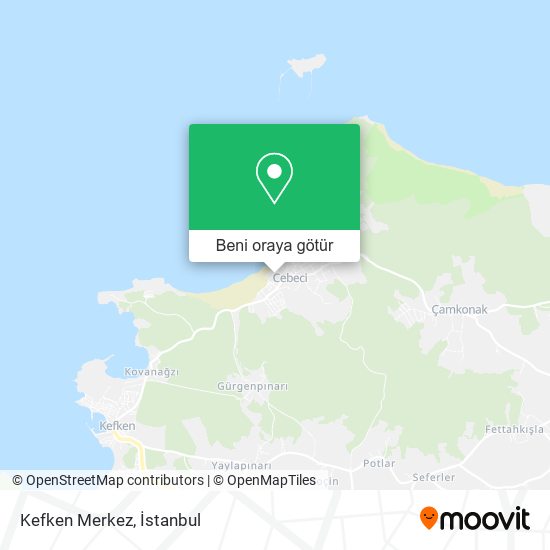 Kefken Merkez harita