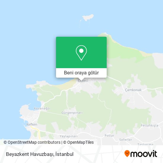 Beyazkent Havuzbaşı harita