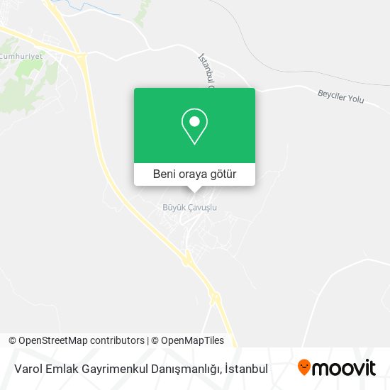 Varol Emlak Gayrimenkul Danışmanlığı harita