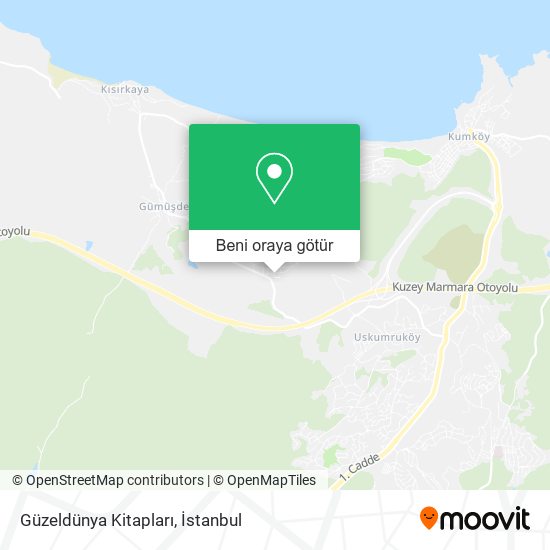 Güzeldünya Kitapları harita