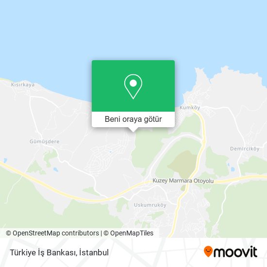 Türkiye İş Bankası harita