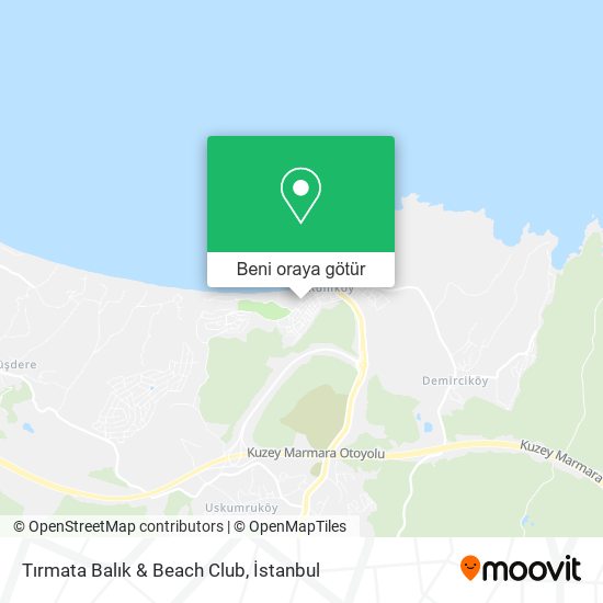 Tırmata Balık & Beach Club harita
