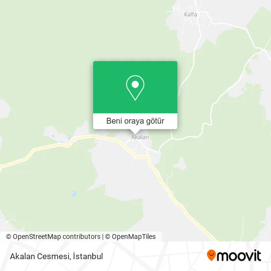 Akalan Cesmesi harita