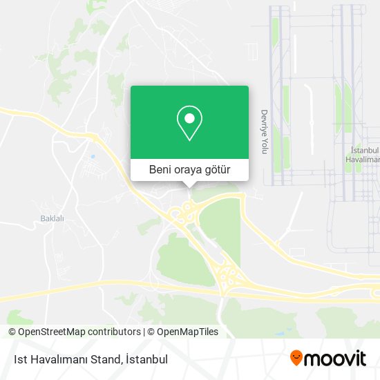 Ist Havalımanı Stand harita