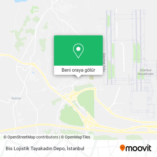 Bis Lojistik Tayakadın Depo harita