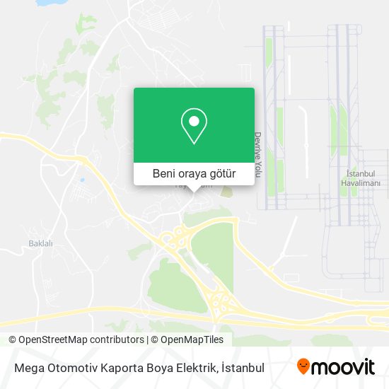 Mega Otomotiv Kaporta Boya Elektrik harita