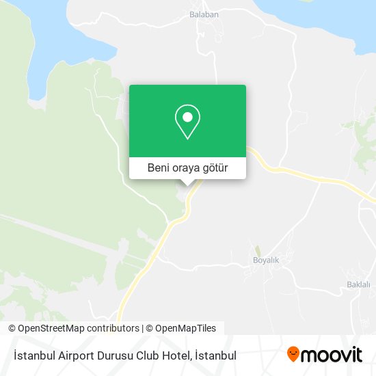 İstanbul Airport Durusu Club Hotel harita