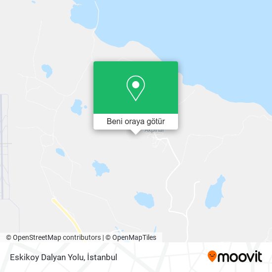 Eskikoy Dalyan Yolu harita