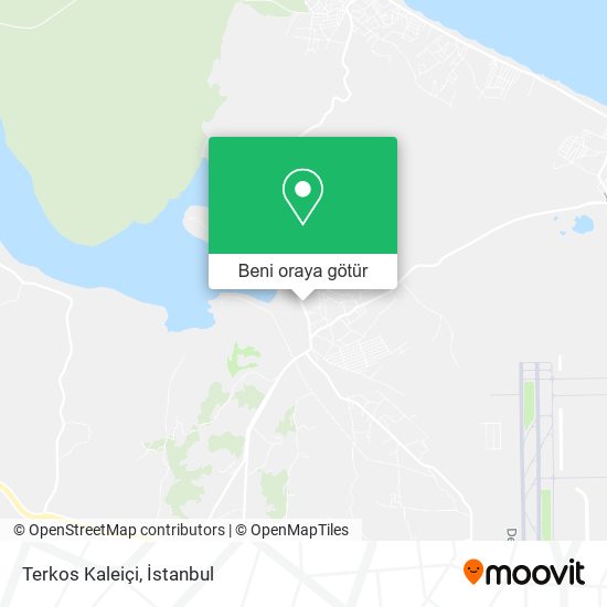 Terkos Kaleiçi harita