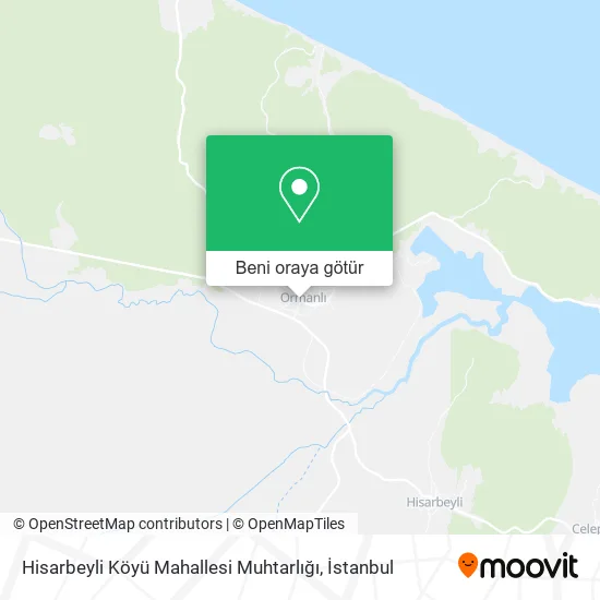 Hisarbeyli Köyü Mahallesi Muhtarlığı harita