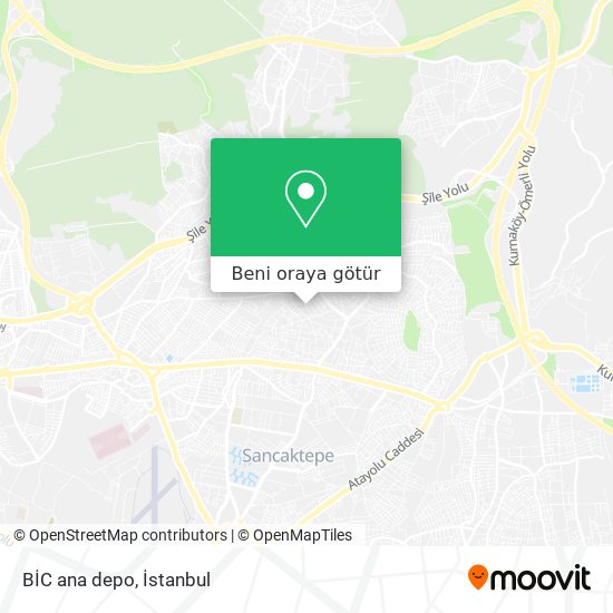 BİC ana depo harita