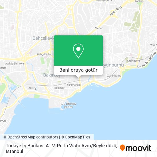 Türkiye İş Bankası ATM Perla Vısta Avm / Beylikdüzü harita