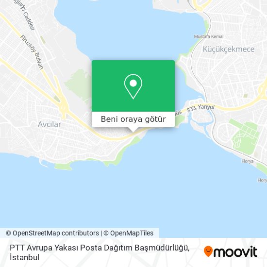 PTT Avrupa Yakası Posta Dağıtım Başmüdürlüğü, Avcilar nerede ...