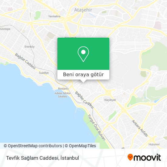 Tevfik Sağlam Caddesi harita