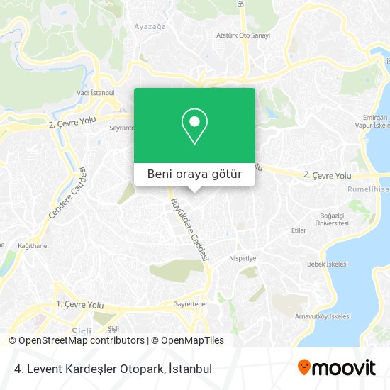 4. Levent Kardeşler Otopark harita