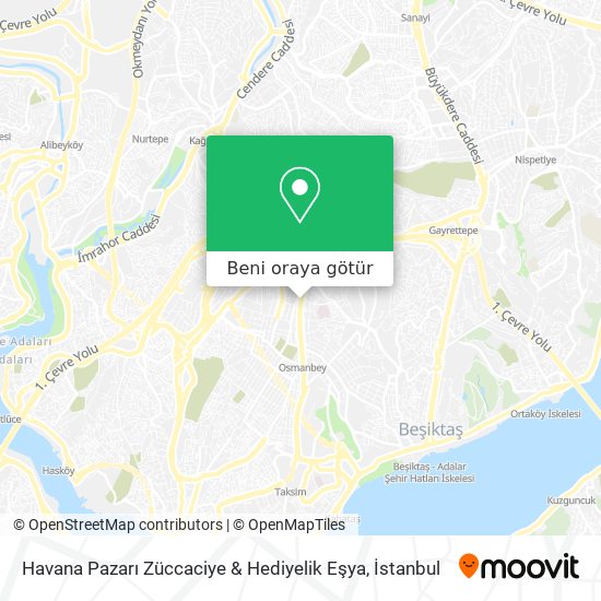 Havana Pazarı Züccaciye & Hediyelik Eşya harita