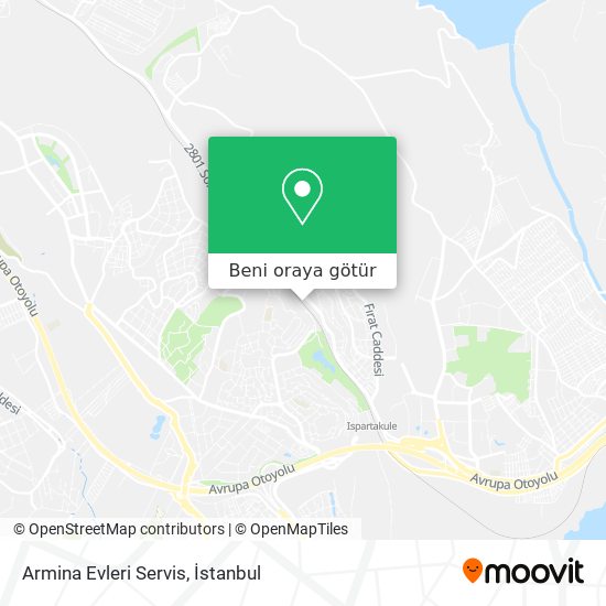 Armina Evleri Servis harita