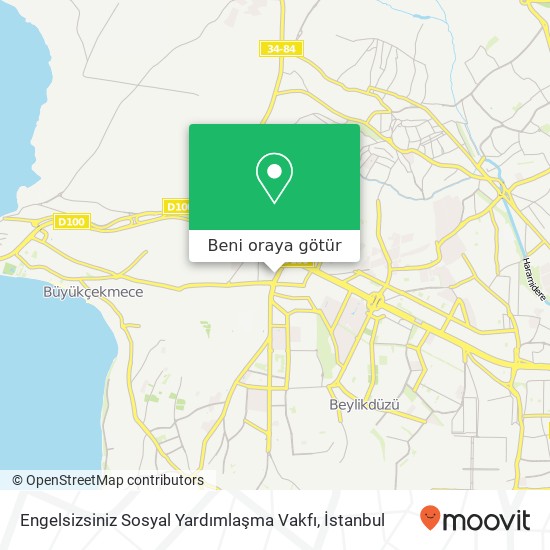 Engelsizsiniz Sosyal Yardımlaşma Vakfı harita