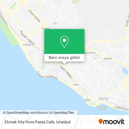 Ekmek Köy Fırını Pasta Cafe harita