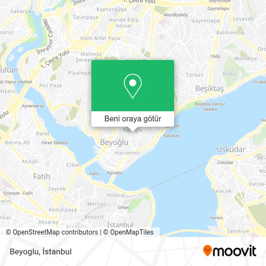 Beyoglu Map Beyoglu, Beyoğlu nerede, otobüs, metro, minibüs / dolmuş, Metrobus veya ...