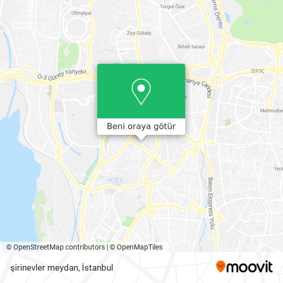 şirinevler meydan harita