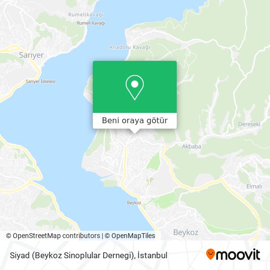 Siyad (Beykoz Sinoplular Dernegi) harita