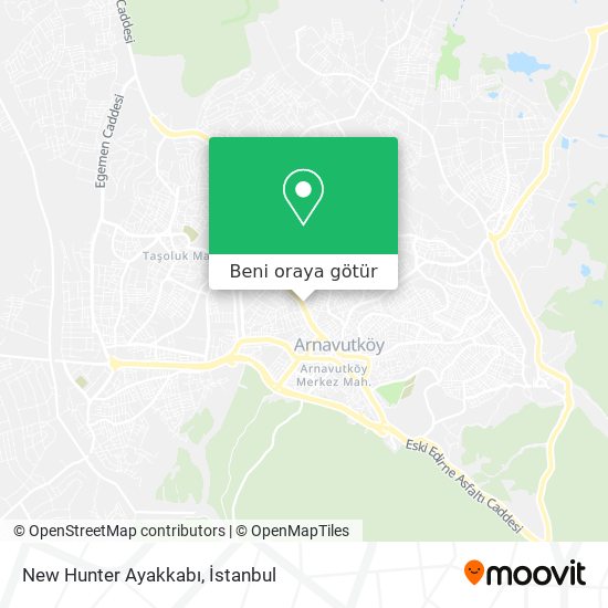 New Hunter Ayakkabı harita