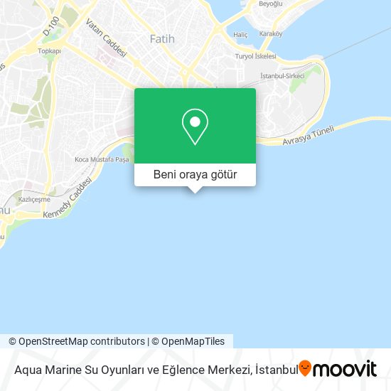 Aqua Marine Su Oyunları ve Eğlence Merkezi harita