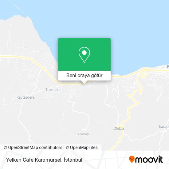 Yelken Cafe Karamursel harita