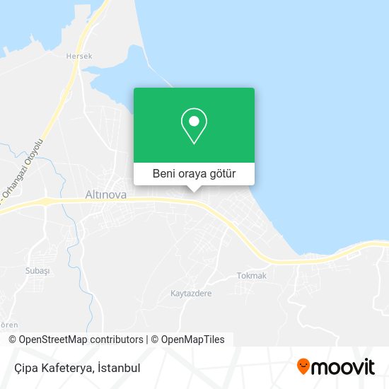 Çipa Kafeterya harita