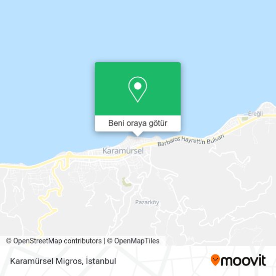 Karamürsel Migros harita