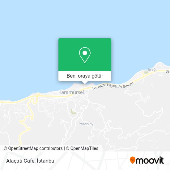 Alaçatı Cafe harita