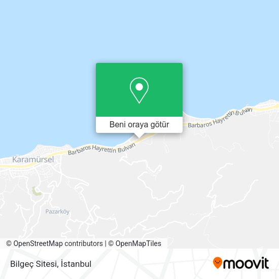 Bilgeç Sitesi harita