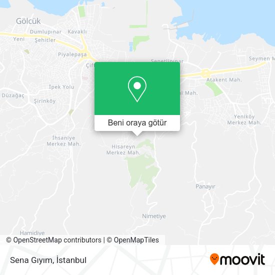 Sena Gıyım harita