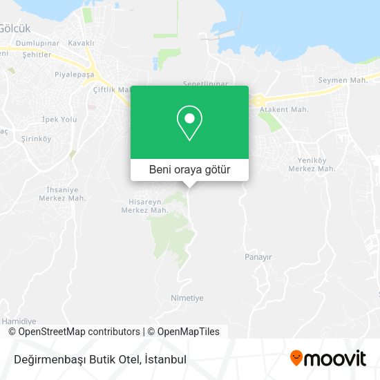 Değirmenbaşı Butik Otel harita