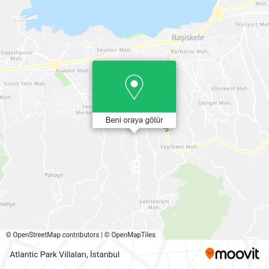 Atlantic Park Villaları harita