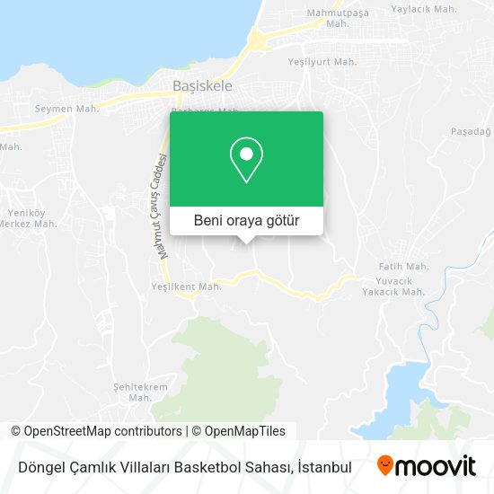 Döngel Çamlık Villaları Basketbol Sahası harita