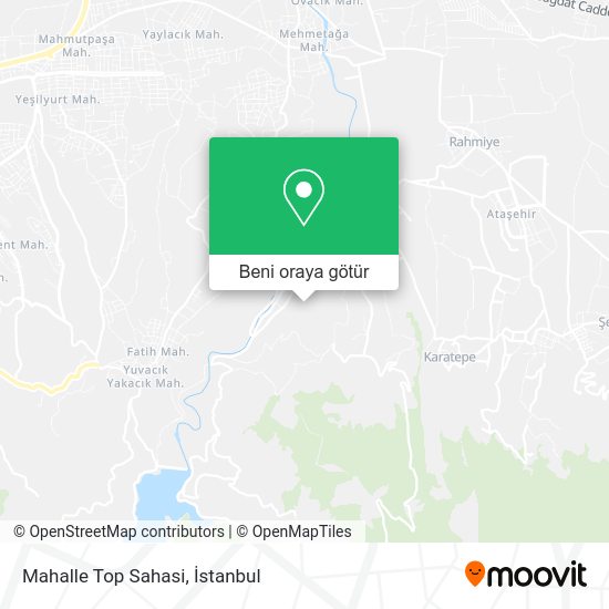 Mahalle Top Sahasi harita